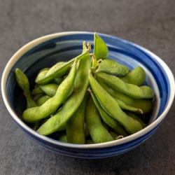 Wasabi salted edamame