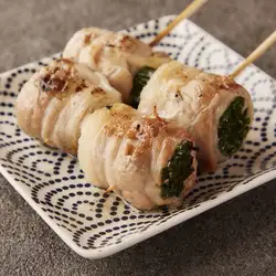 【야채 감아 꼬치】미니 토마토, 긴 파, 에린기, 메추라기, 에링기, 나가 고구마, 아스파라, 우메시라 소, 오쿠라 각