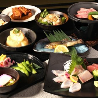 [120 minutes all-you-can-drink/1 dish per person] Thinly sliced raw octopus, grilled beef ribs, etc. [Fuurin course] 9 dishes total 6,000 yen