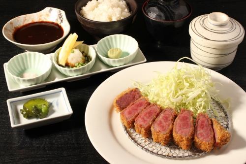 [Tokushima Prefecture Awa Beef] Beef Cutlet Set