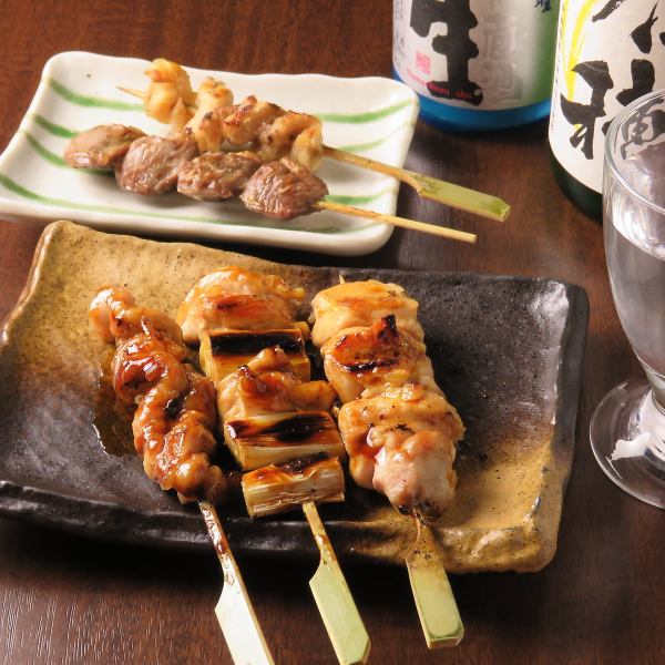 [Signboard menu!!] Assorted 5 skewers of yakitori