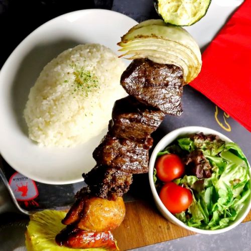 厳選和牛のシュラスコランチ~ランチセット~