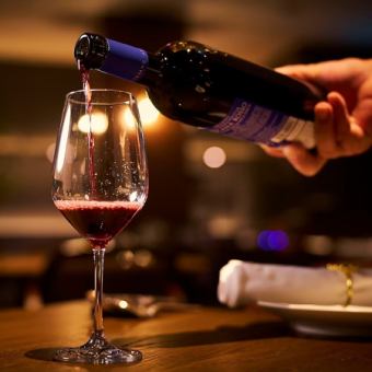 【忘年会特別プラン】◆ランチ◆飲み放題付き！シュラスコ食べ放題&厳選和牛&サイドメニュー2品