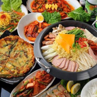 【暖鍋套餐】9道菜、2小時無限暢飲、5,000日圓*+馬格利酒無限暢飲500日元