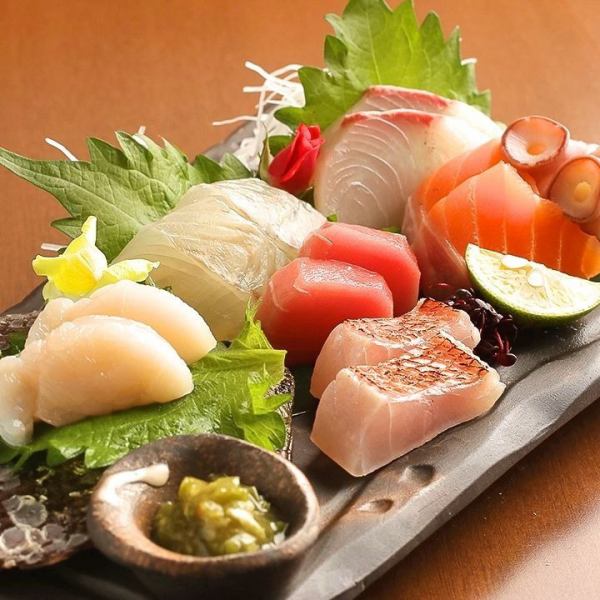 [If you get lost, click here ♪] ◆ Assorted sashimi with outstanding freshness ◆