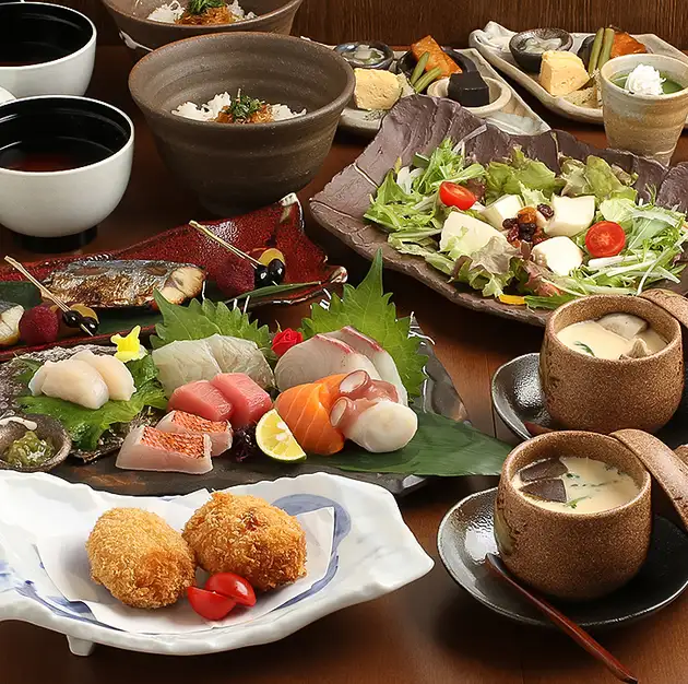 おまかせ宴会コース7000円120分飲み放題付】◇滞在可能時間2時間半 