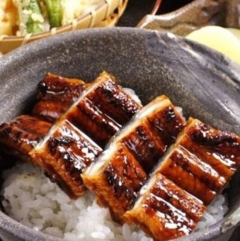 うなぎ丼半身