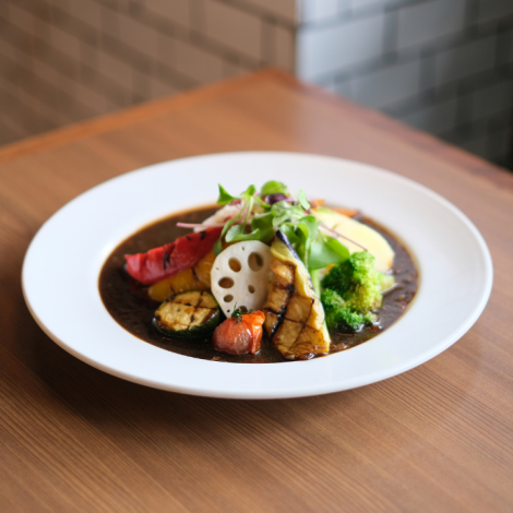 彩り野菜 ガチ乗せカレー