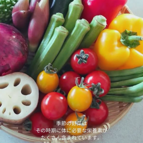 季節の野菜を使用