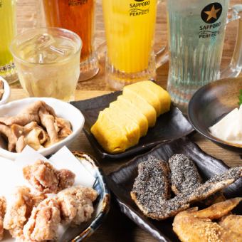 [Includes 2 hours of all-you-can-drink] OK on the day! Easy course (5 dishes in total) 3,500 yen