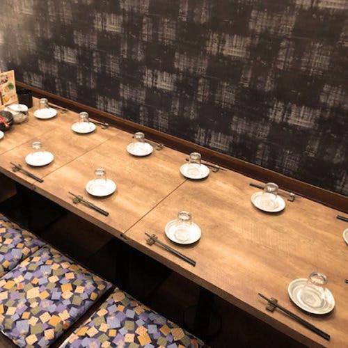 掘りごたつ席完備！