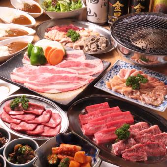 ※飲み放題付き【当店NO1人気コース◎】上タンや焼すきカルビ、上ハラミ含む！6500円(税込)