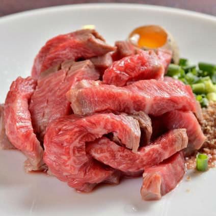 Japanese beef yukhoe sashimi cost bar price