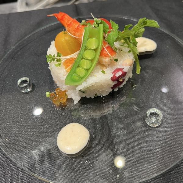 酢めしのサラダ仕立