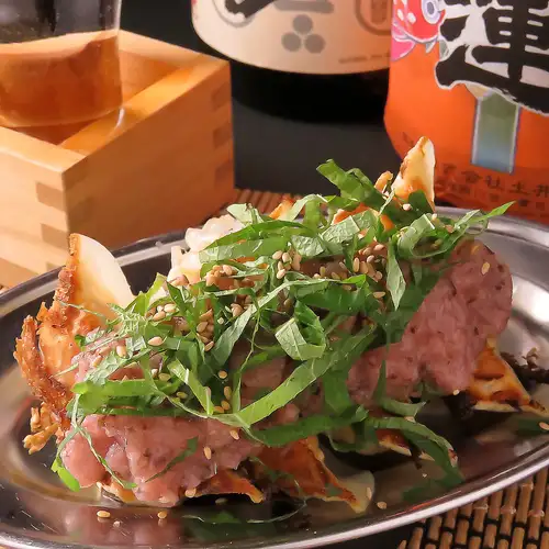 您可以品尝到各种各样的煎饺！