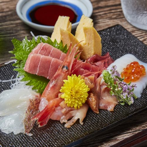 今天的 Omakase 生魚片拼盤