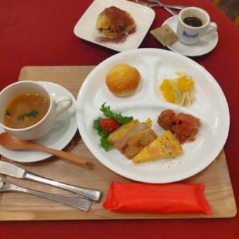 [11:00~14:00 only♪] Enjoy Italian home cooking with this lunch plate set