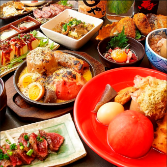 [精致又刺激]全7道菜♪马套餐3,710日元宴会欢迎会酒会娱乐女孩派对吉比尔关东煮
