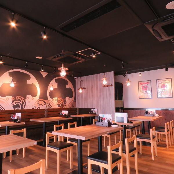 [OK up to 40 people ♪] We prepare counters and spacious table seats.It is good for one person, please use it in various scenes such as a meal with a colleague on the way home from work, a meal with a family with children or a girls' party.