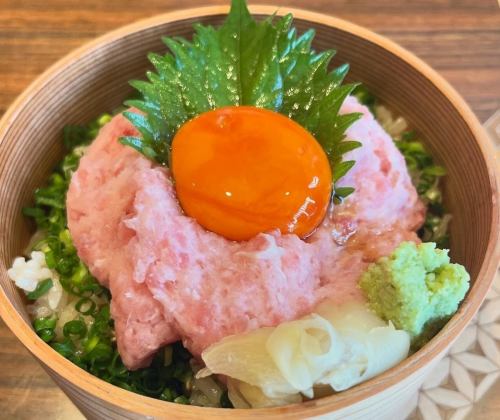 ネギトロのミニ丼