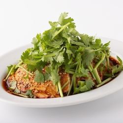 Authentic coriander chicken