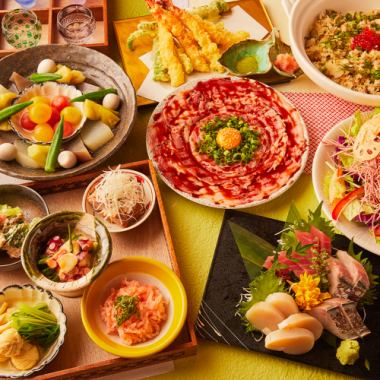 《生付き2時間飲み放題》豪華絢爛!!名物を贅沢に堪能できる「伊勢コース」6000円〈全8品〉