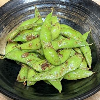 茶豆のスパイス炒め