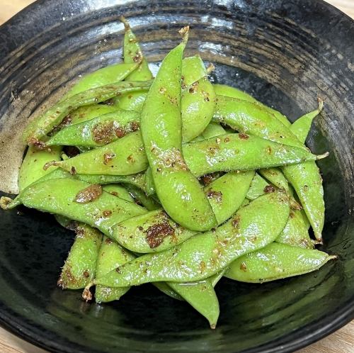 茶豆のスパイス炒め