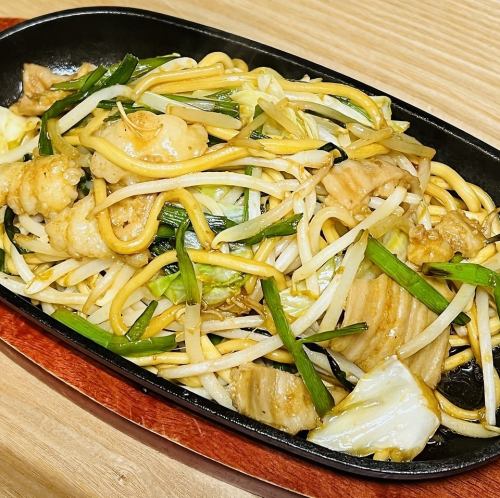 ホルモン鉄板
