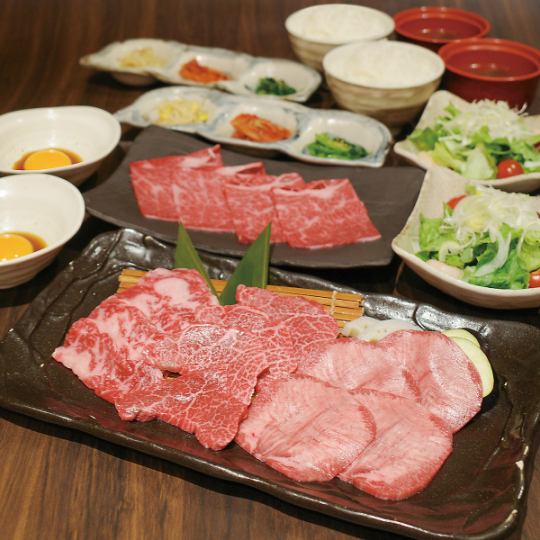 <-福-会食>黒毛和牛4種と握りを楽しむ会食プラン 全7品