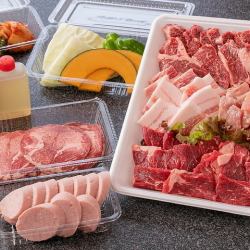 お肉お手軽持ち帰りセット（約3人分、1kg）