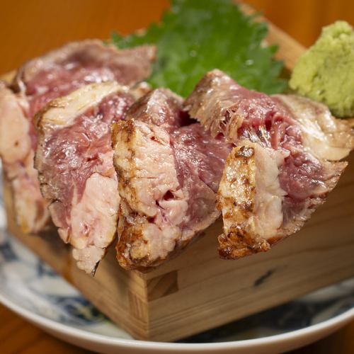 Seared oysters (beef and ribs)