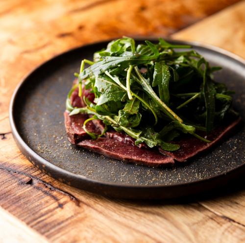 牛ハツのカルパッチョ