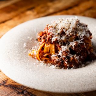 短角牛のミートソース