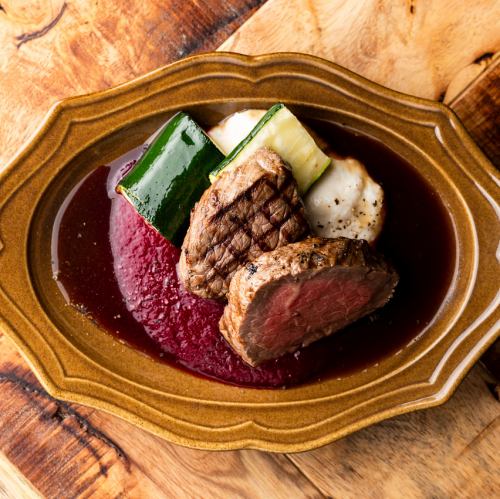 【絶対に食べたい一品◆旨みが詰まった肉の贅沢を堪能】岩手短角牛グリル 2200円税込