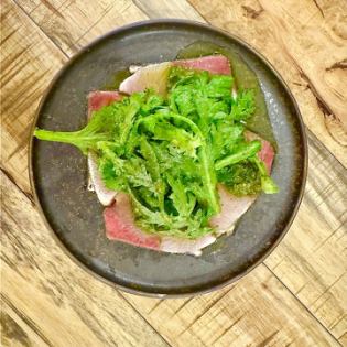 ブリのタタキ～春菊のサラダ～