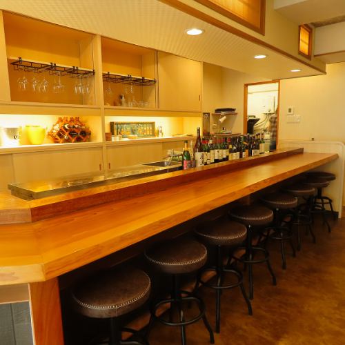 落ち着きのある空間で