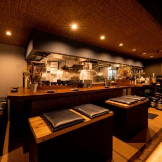 職人の仕事ぶりを目前に、美味しい和食をお楽しみください。