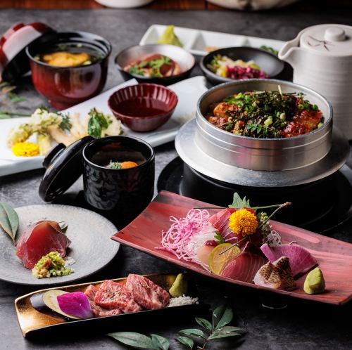 【旬の味覚が満載】旬な食材が彩るコースがオススメ。初鰹や桜海老などをご満喫ください。