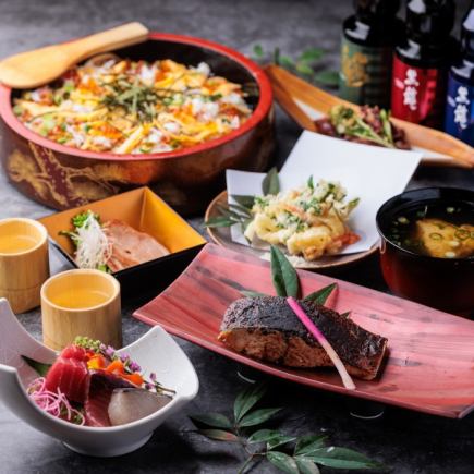 【料理長一押し】2.5時間飲み放題付き全8品『厳選和牛と海鮮の贅沢コース』9000円＝8000円♪