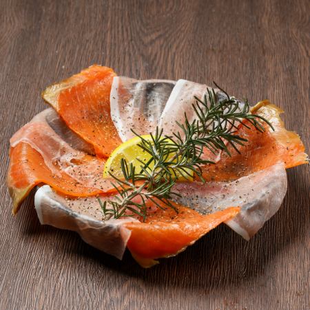 生ハム&サーモン