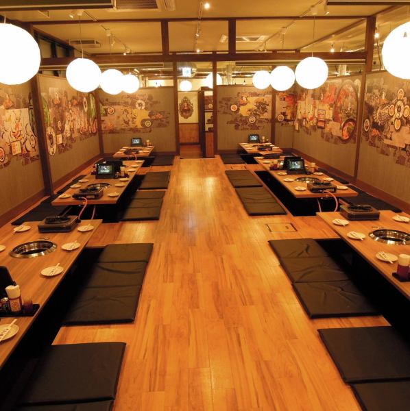 Up to 60 people are OK !! Ideal for various banquets and second parties of company banquets, launches, alumni associations ♪ Enjoy exquisite Nagoya cuisine at the relaxing digging seats ☆