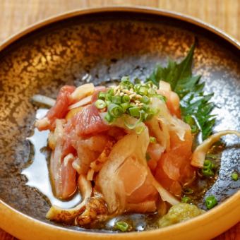 鶏のタタキポン酢