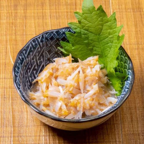 サメ軟骨梅和え/山芋ポン酢/チャンジャ