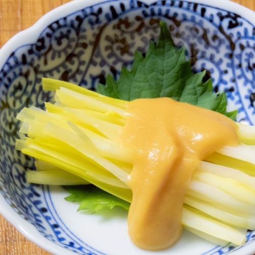 黄ニラのぬた和え