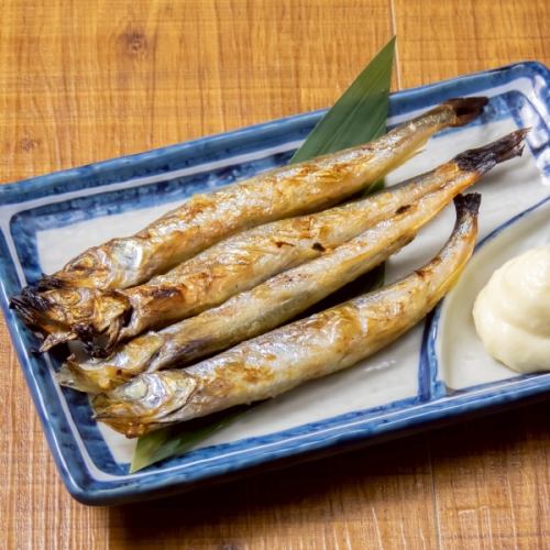 焼きししゃも/炙りえいひれ