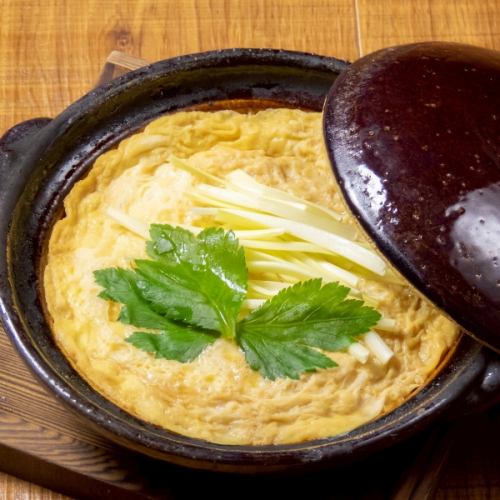 黄ニラの卵とじ