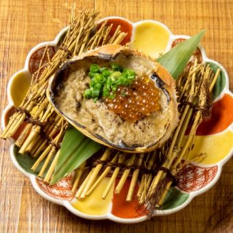 蟹味噌甲羅焼き