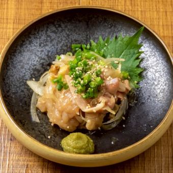 鶏のタタキポン酢