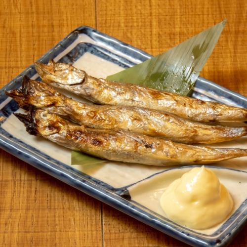 焼きししゃも/炙りえいひれ